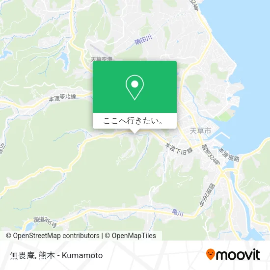 無畏庵地図