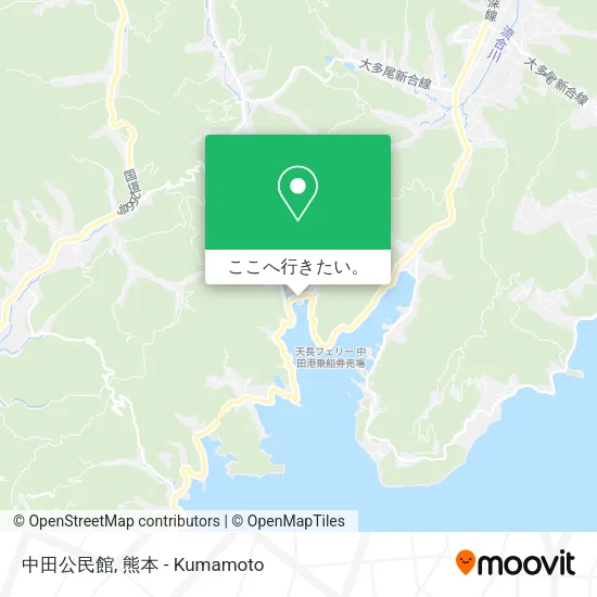 中田公民館地図