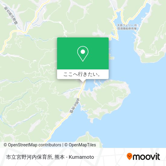 市立宮野河内保育所地図