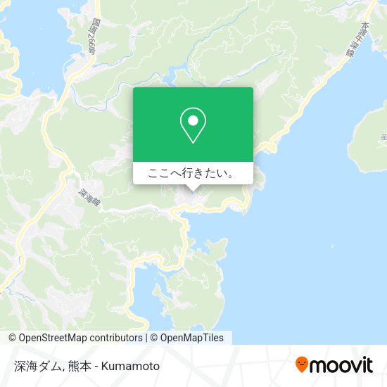 深海ダム地図