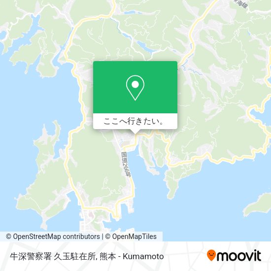 牛深警察署 久玉駐在所地図