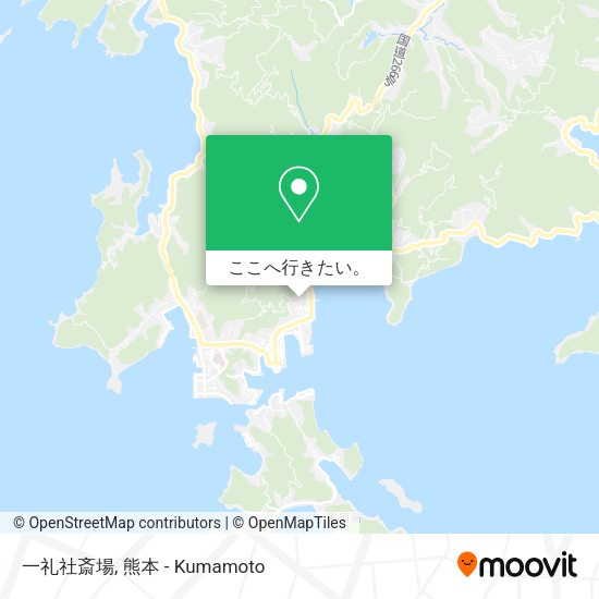 一礼社斎場地図