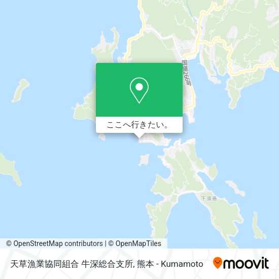 天草漁業協同組合 牛深総合支所地図