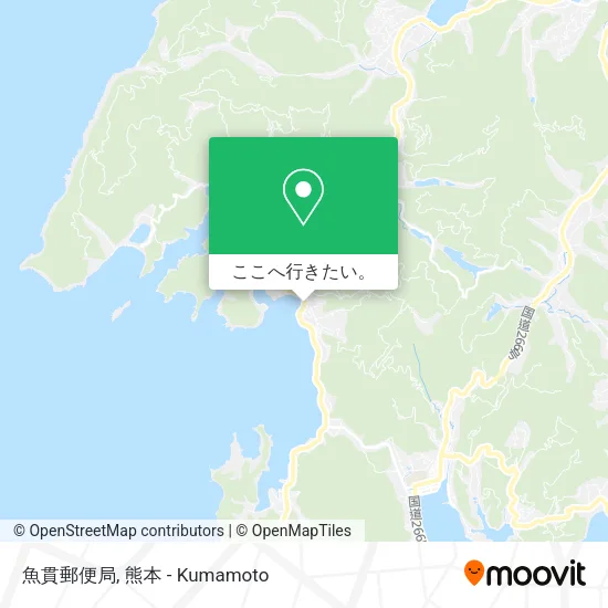 魚貫郵便局地図