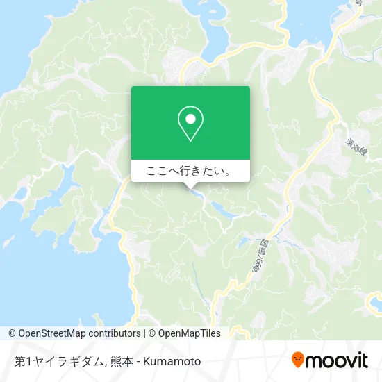 第1ヤイラギダム地図