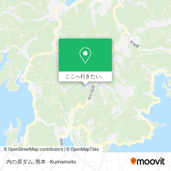 内の原ダム地図