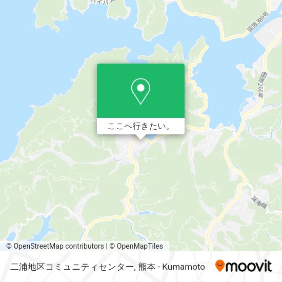 二浦地区コミュニティセンター地図