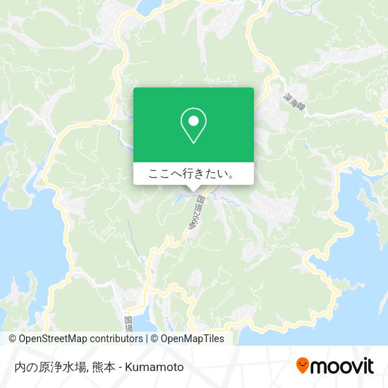 内の原浄水場地図