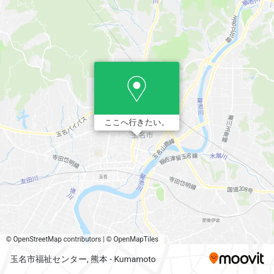 玉名市福祉センター地図