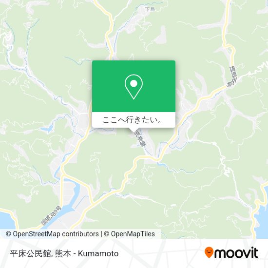 平床公民館地図