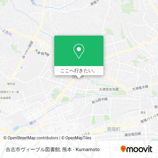 合志市ヴィーブル図書館地図