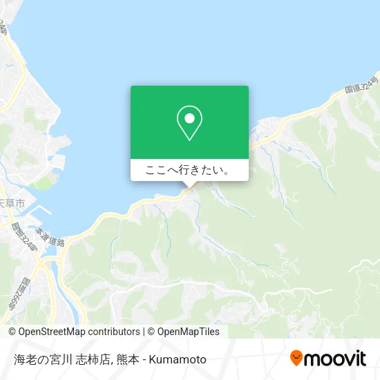 海老の宮川 志柿店地図