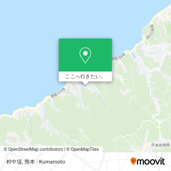 村中堤地図