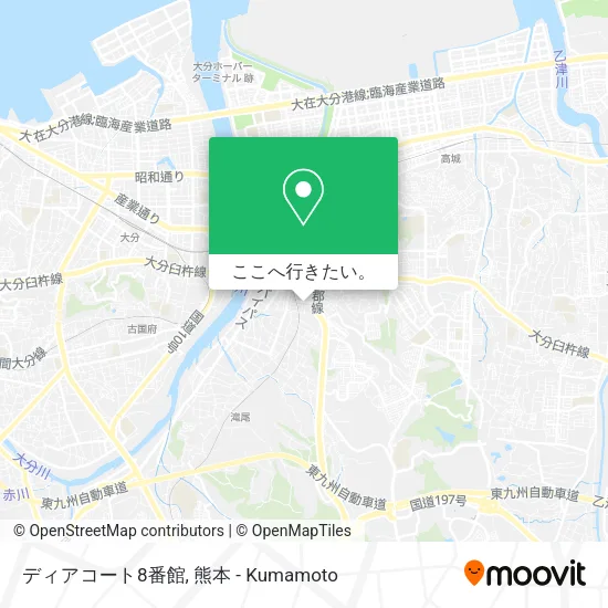 ディアコート8番館地図