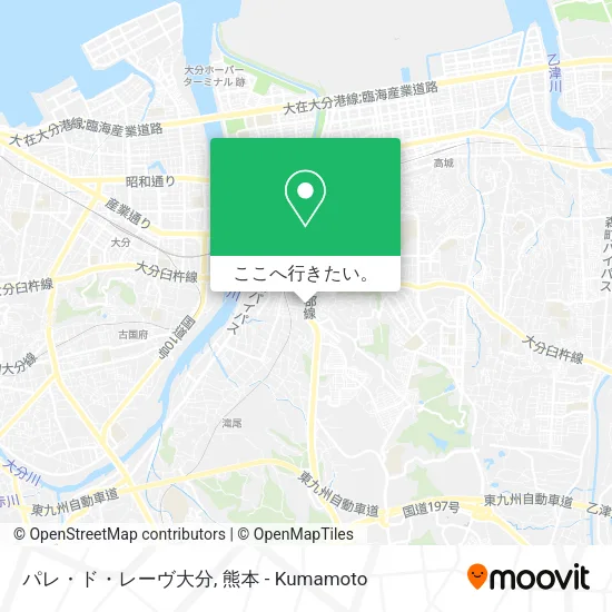 パレ・ド・レーヴ大分地図