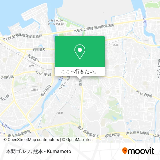 本間ゴルフ地図
