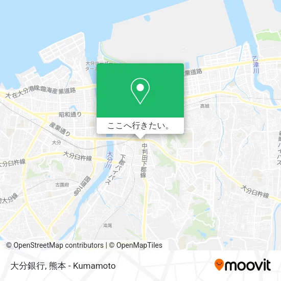 大分銀行地図
