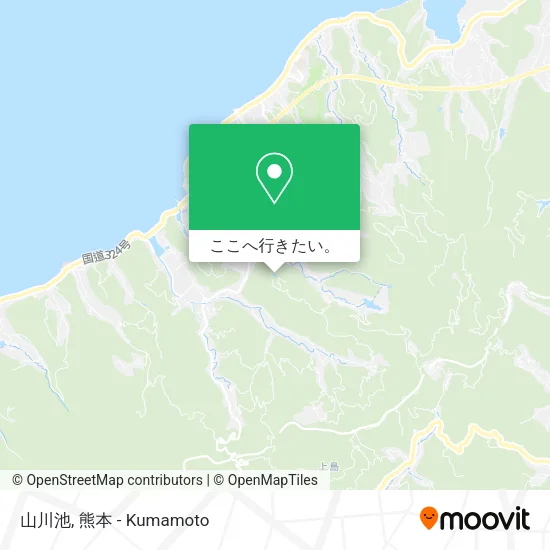 山川池地図