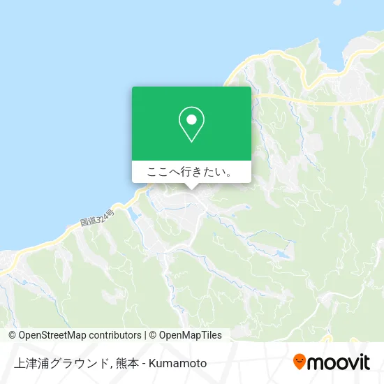 上津浦グラウンド地図