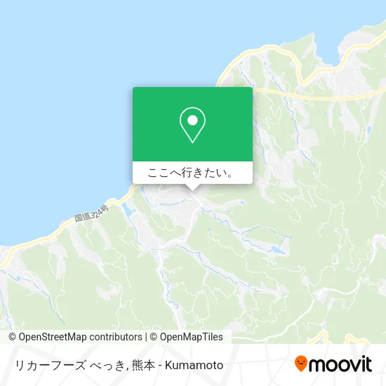 リカーフーズ べっき地図