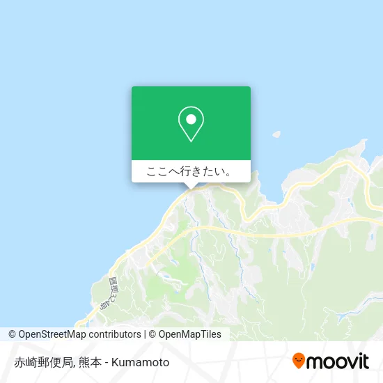 赤崎郵便局地図