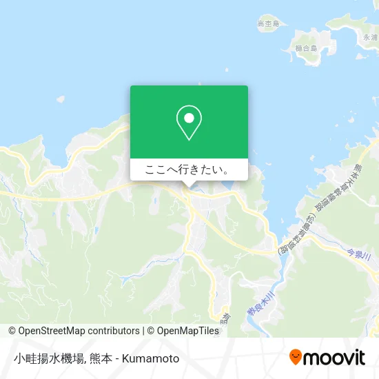 小畦揚水機場地図