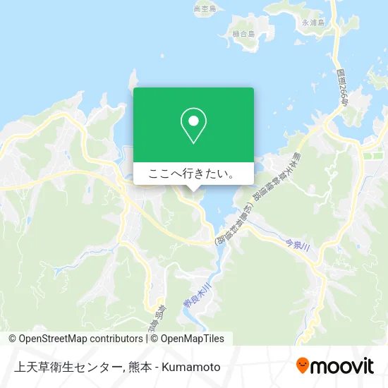 上天草衛生センター地図