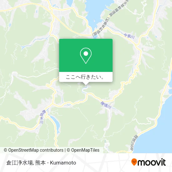 倉江浄水場地図