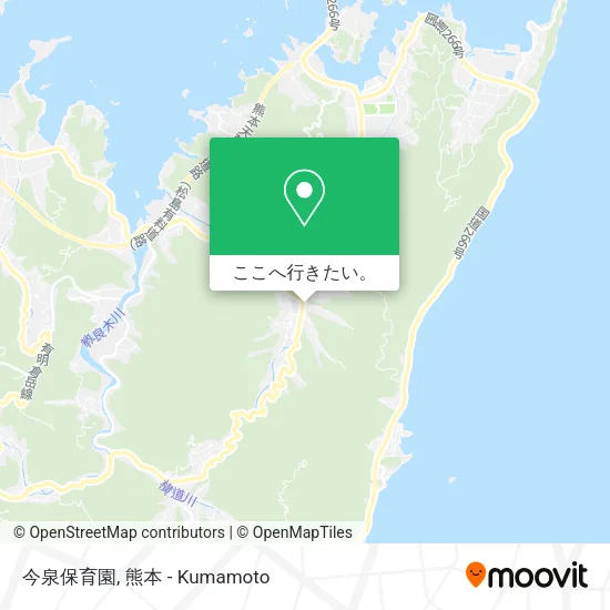 今泉保育園地図