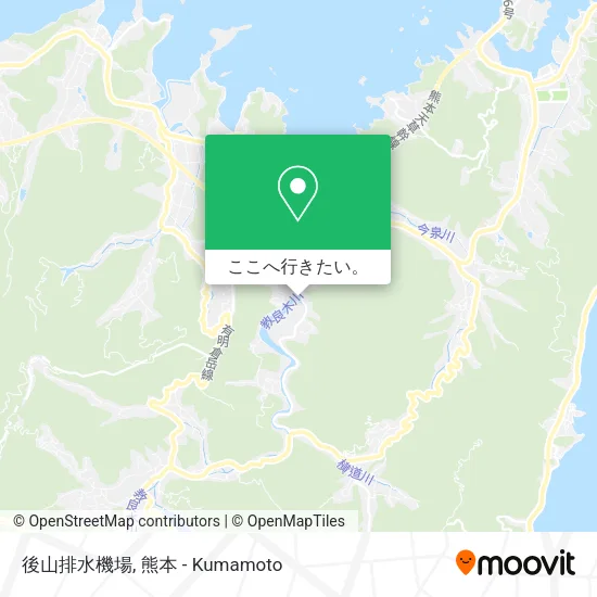 後山排水機場地図