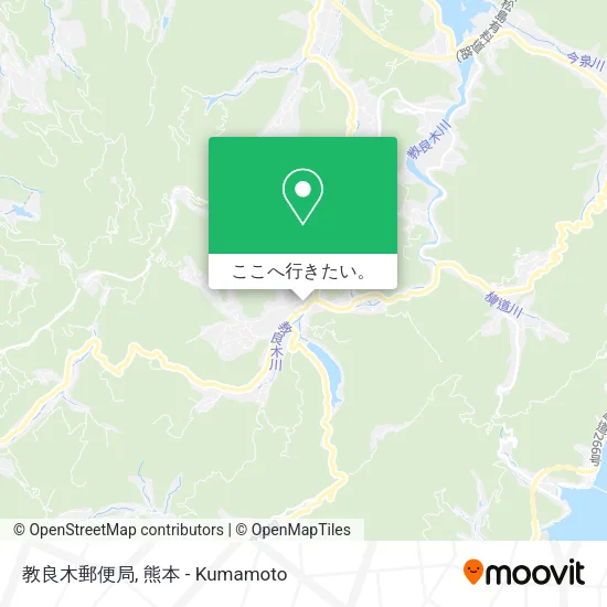 教良木郵便局地図