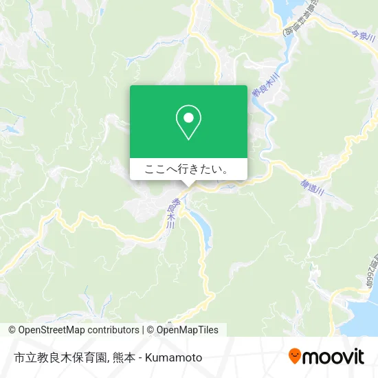 市立教良木保育園地図