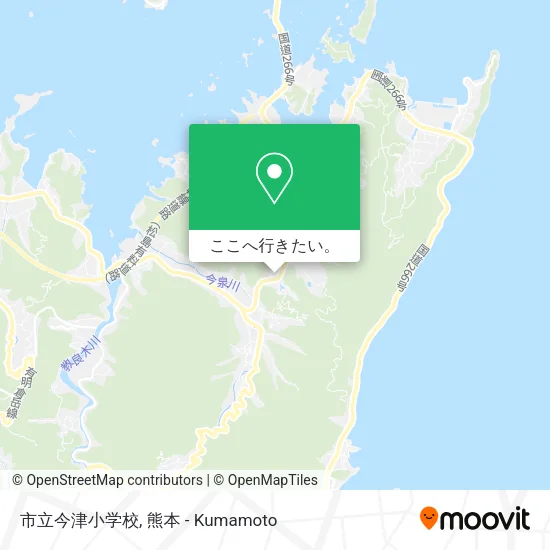 市立今津小学校地図