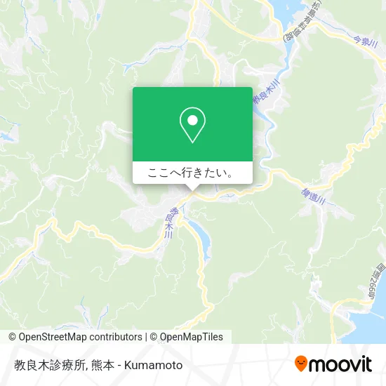 教良木診療所地図