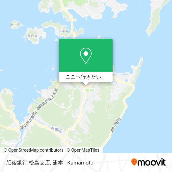 肥後銀行 松島支店地図