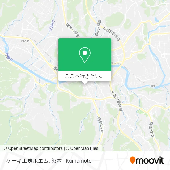 ケーキ工房ポエム地図