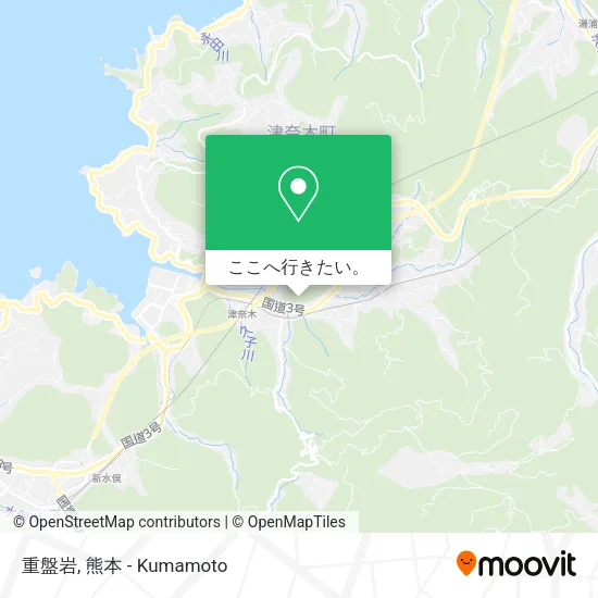 重盤岩地図