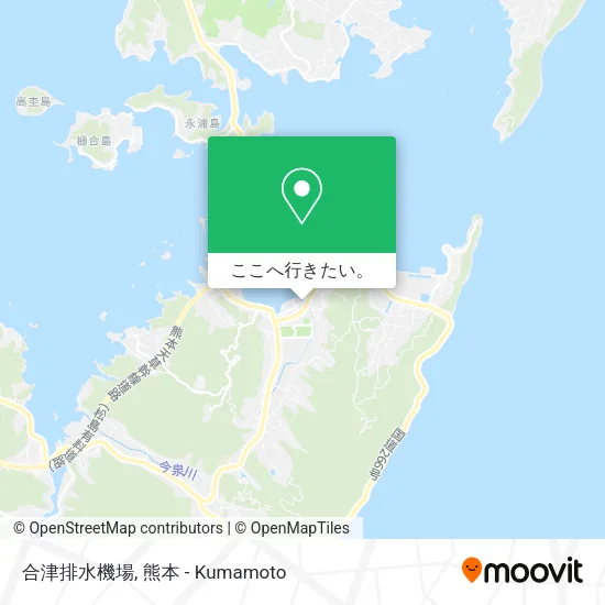 合津排水機場地図