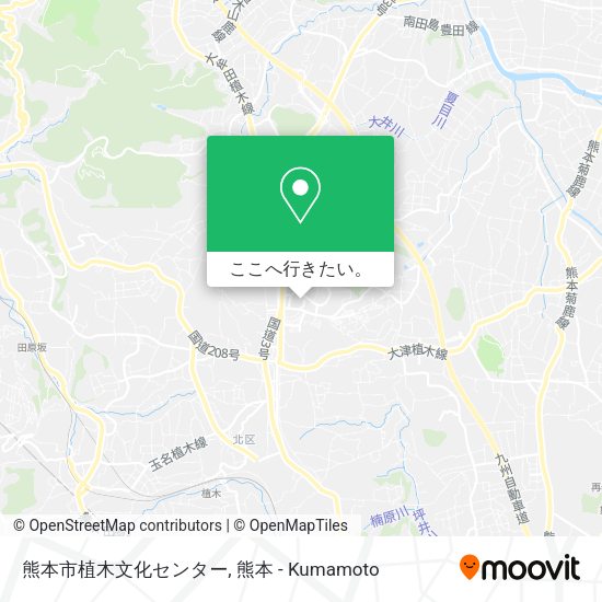 熊本市植木文化センター地図