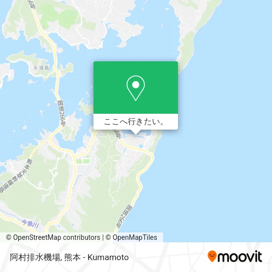 阿村排水機場地図