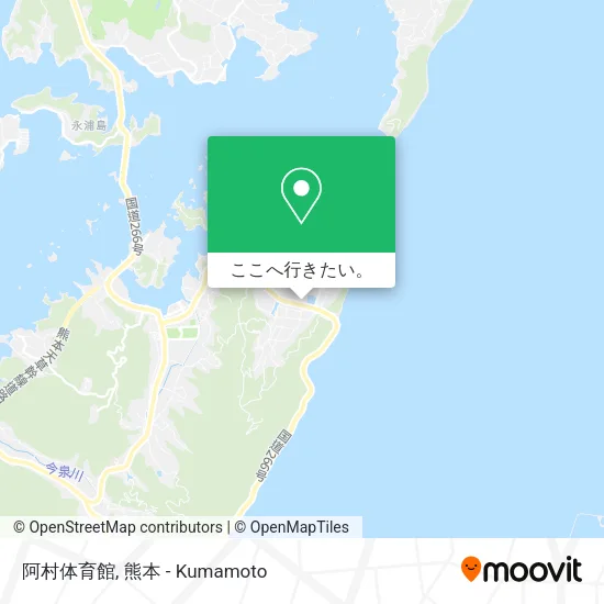阿村体育館地図