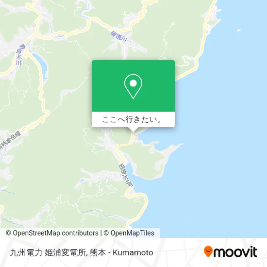 九州電力 姫浦変電所地図