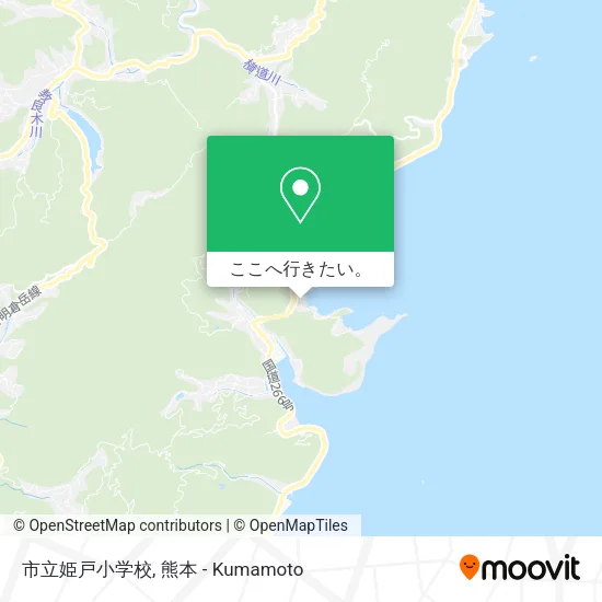 市立姫戸小学校地図