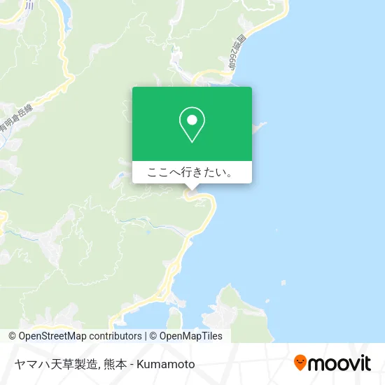 ヤマハ天草製造地図