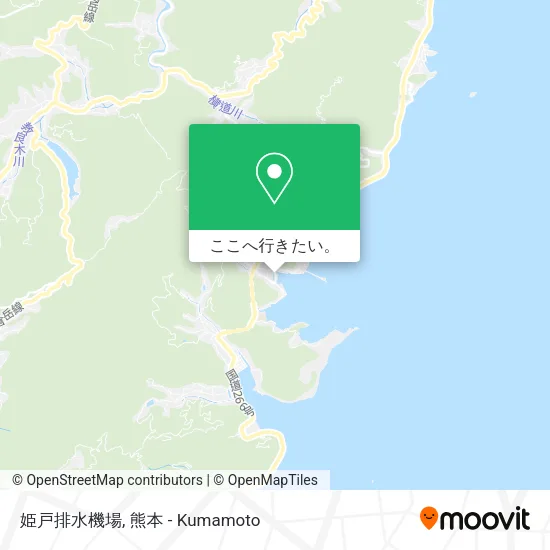 姫戸排水機場地図