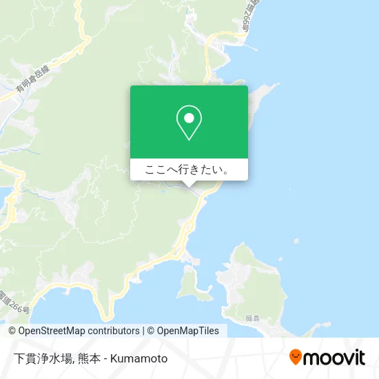 下貫浄水場地図
