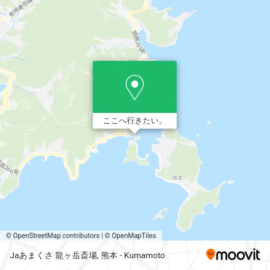 Jaあまくさ 龍ヶ岳斎場地図