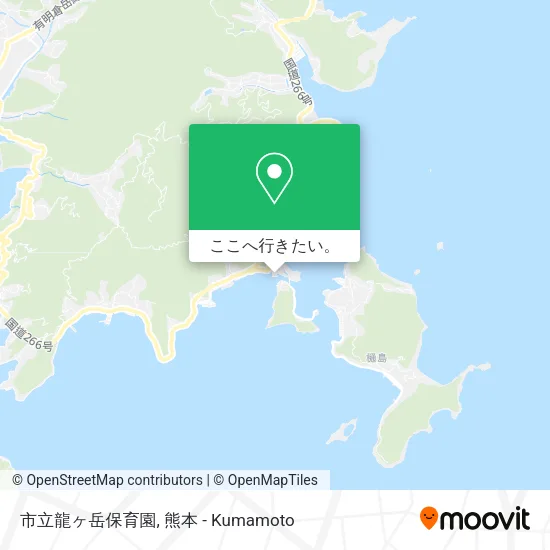 市立龍ヶ岳保育園地図