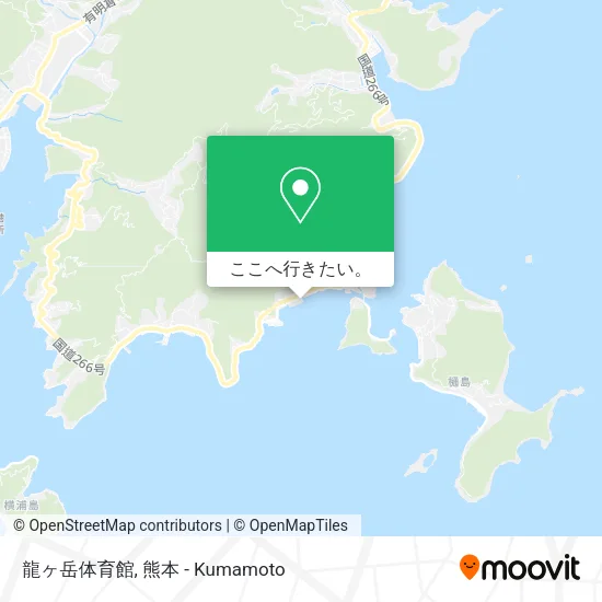 龍ヶ岳体育館地図