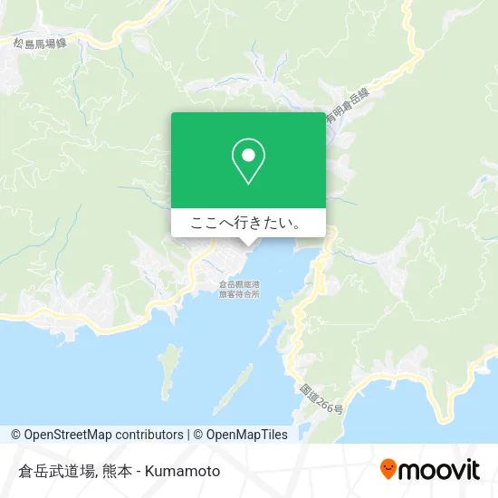 倉岳武道場地図